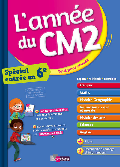 L'année du CM2 - Tout pour réussir spécial entréeen 6e