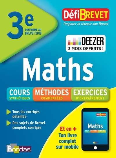 DéfiBrevet Maths Brevet 3ème