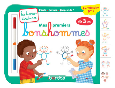 Les livres-ardoises - Mes premiers bonshommes