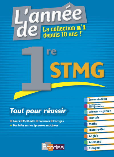 L'année de 1re STMG Tout pour réussir