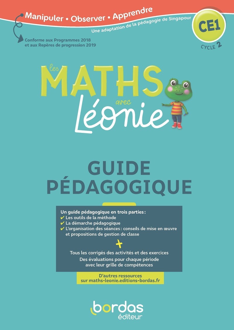 Les Maths avec Léonie CE1 2020 Livre du professeur