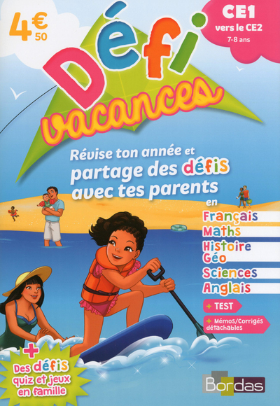 DéfiVacances CE1 vers CE2 Révise ton année et partage des défis avec tes parents