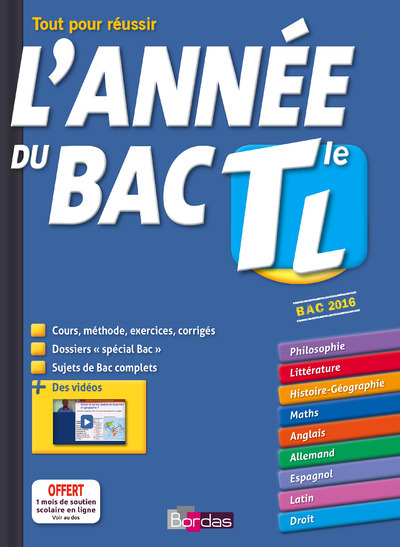 L'ANNEE DU BAC TERMINALE L