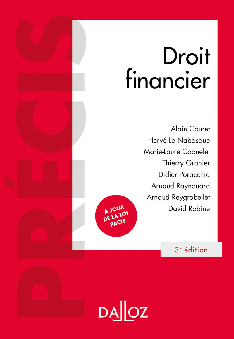 Droit financier. 3e éd.