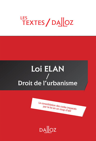 Loi ELAN / Droit de l'urbanisme