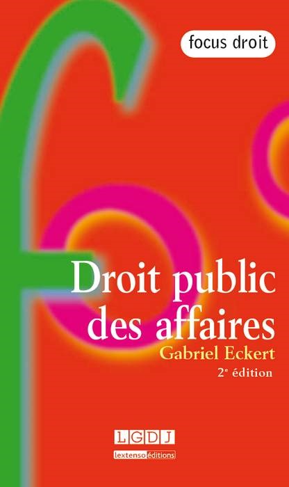 droit public des affaires - 2ème édition
