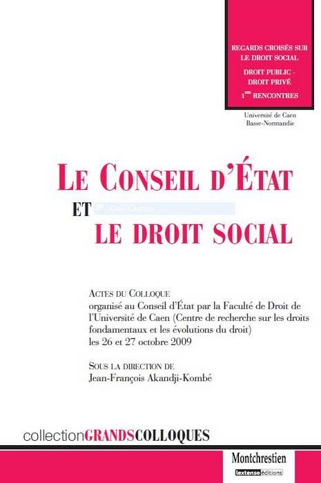 le conseil d'état et le droit social