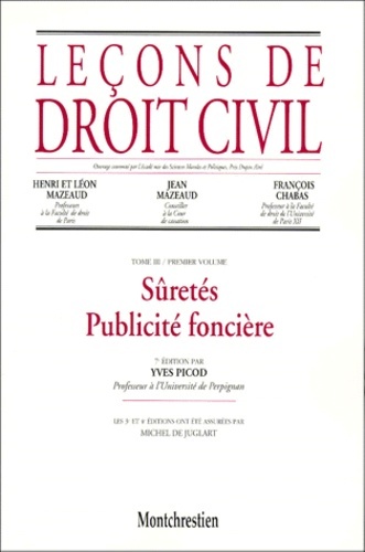 sûretés - publicité foncière - 7ème édition