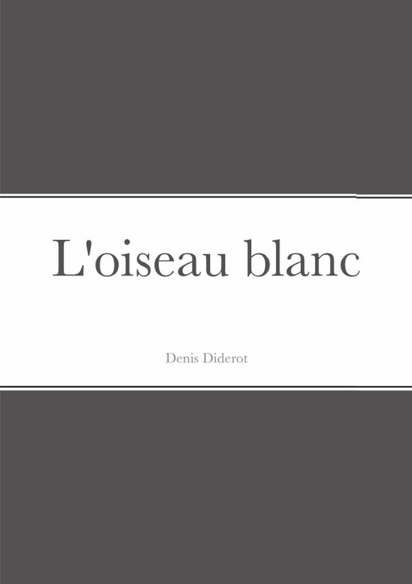 L'oiseau blanc