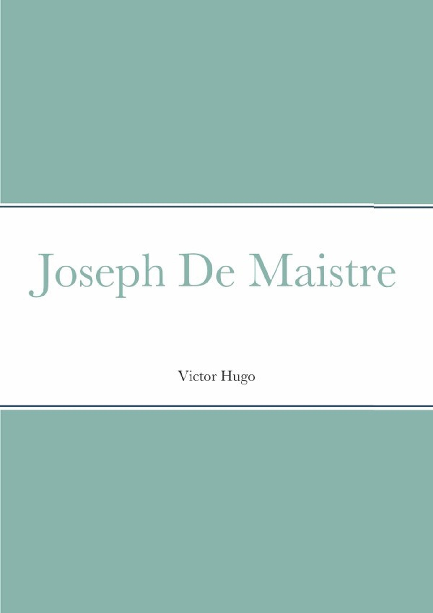 Joseph De Maistre