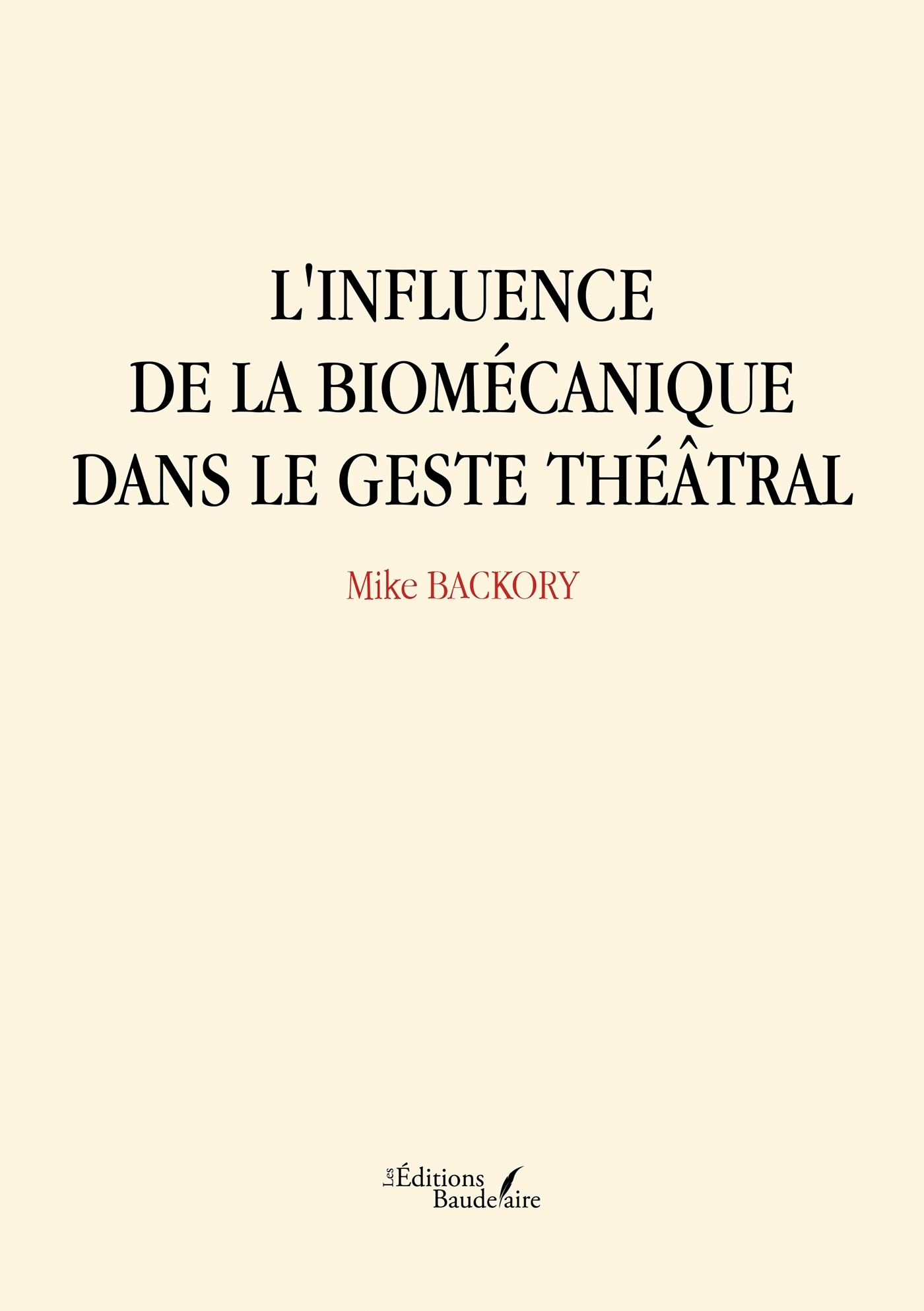L'influence de la biomécanique dans le geste théâtral