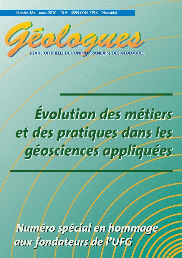 Evolution des métiers et des pratiques dans les géosciences appliquées