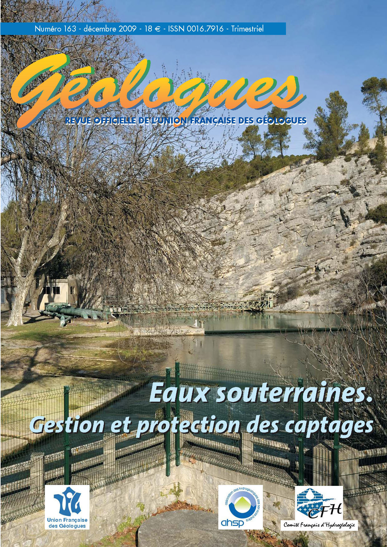 Eaux Souterraines. Gestion et protection des captages