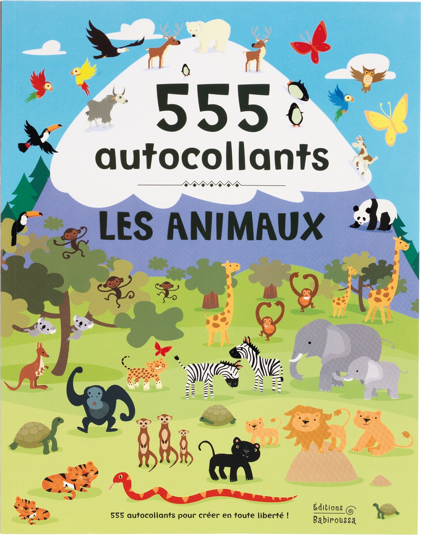 Les Animaux - 555 autocollants