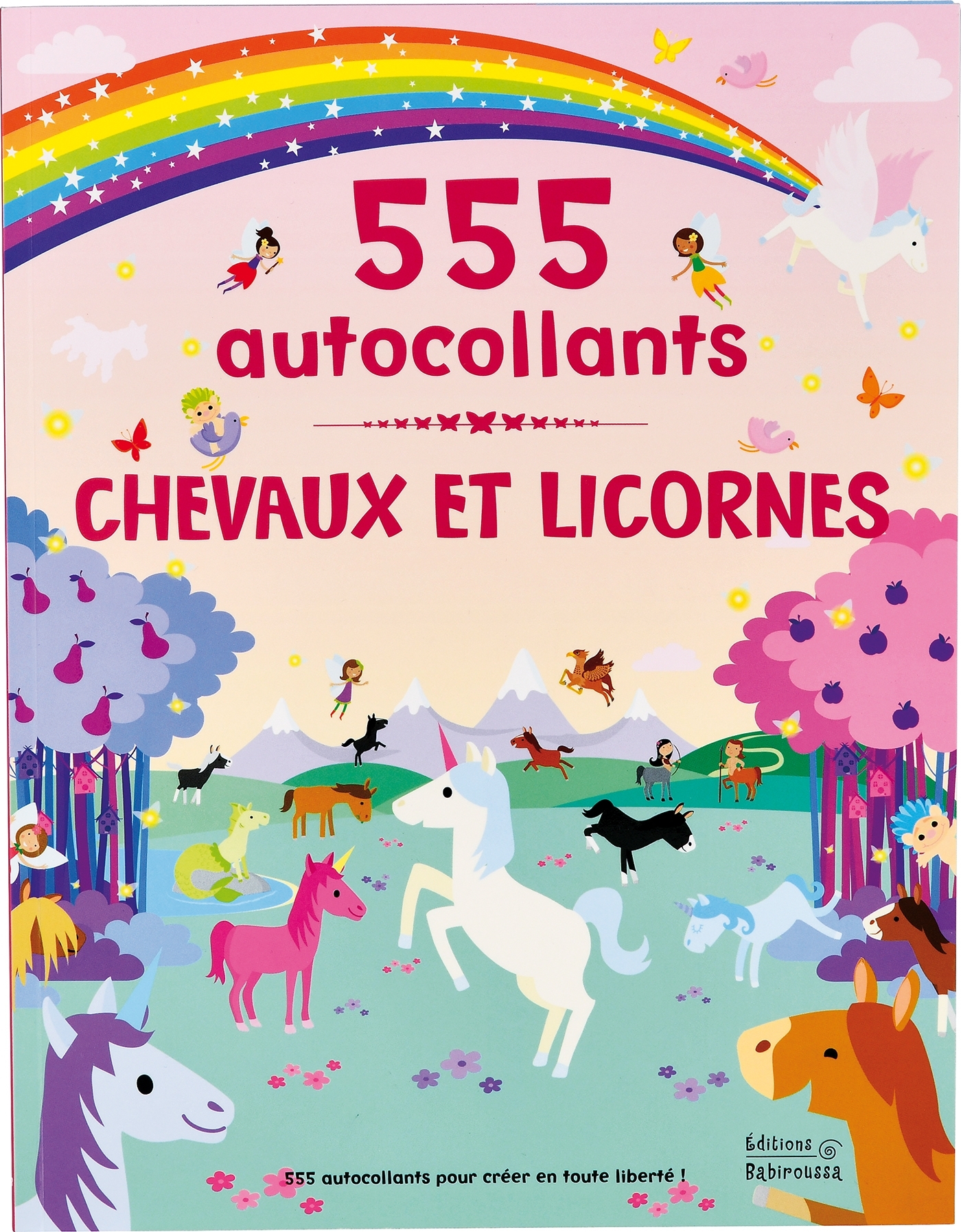 Chevaux et Licornes - 555 autocollants