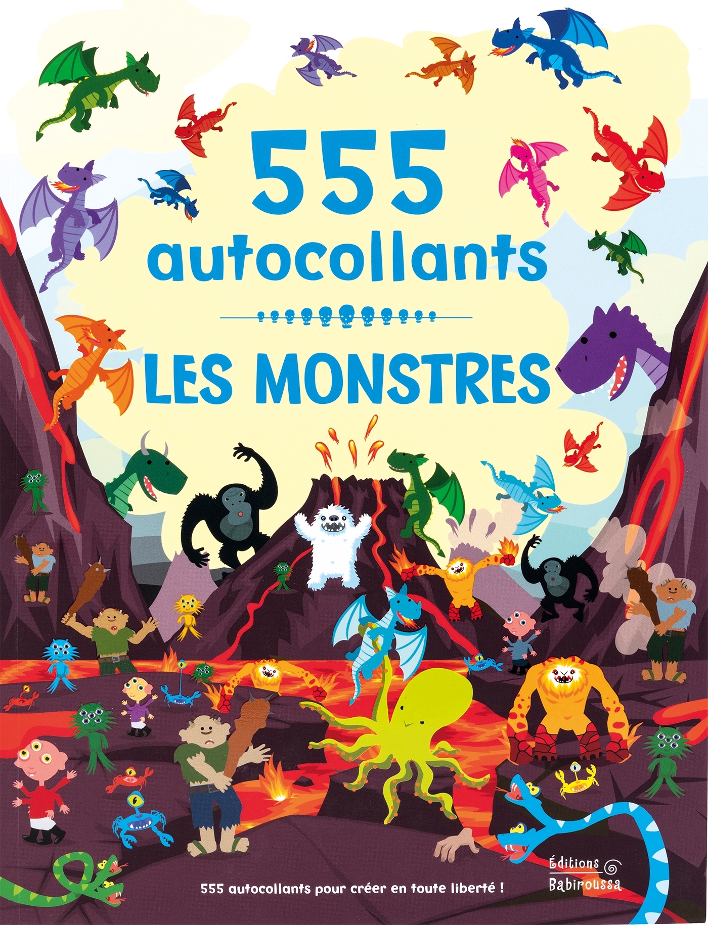 Les Monstres - 555 autocollants