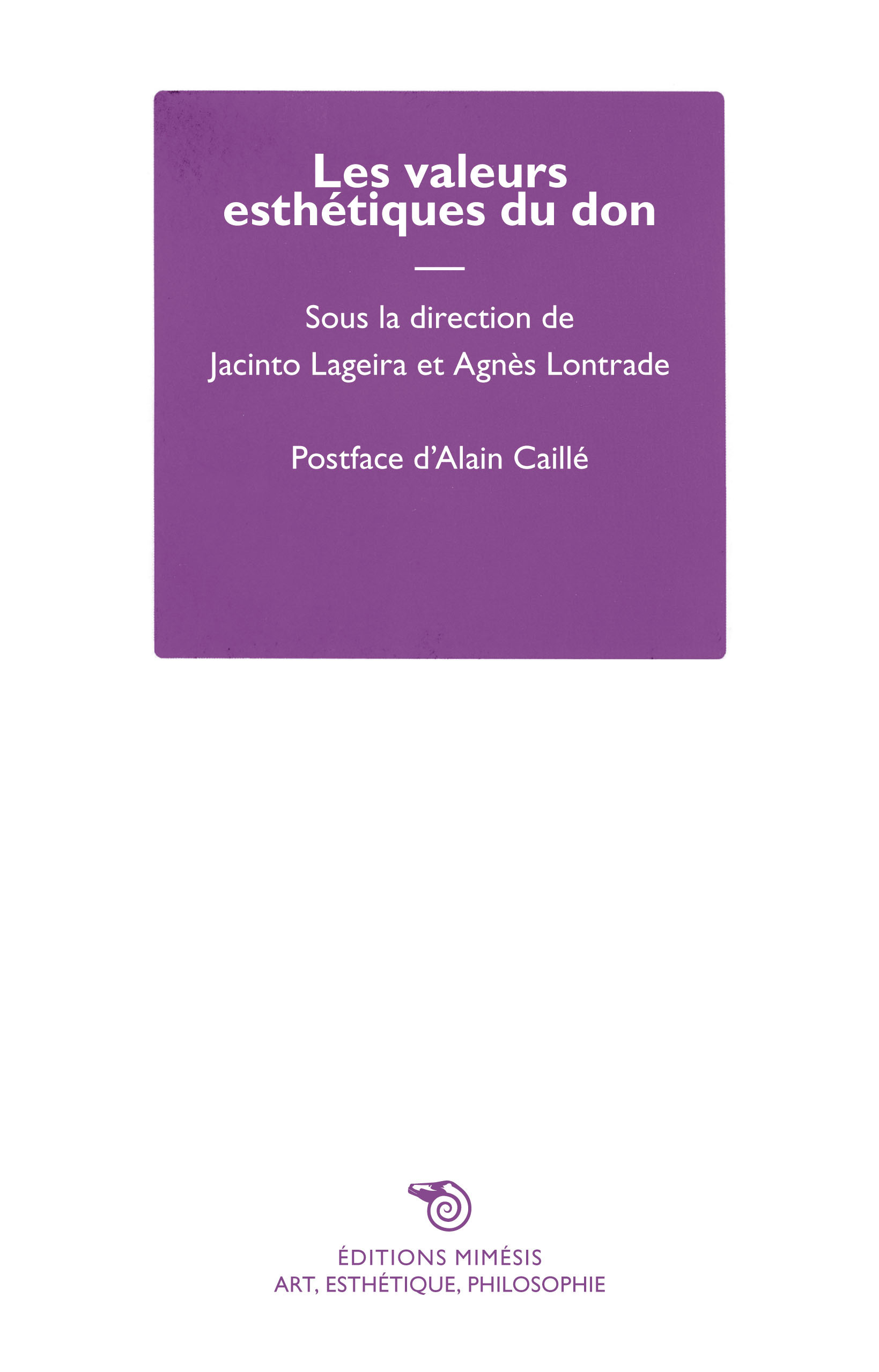 Les valeurs esthétiques du don