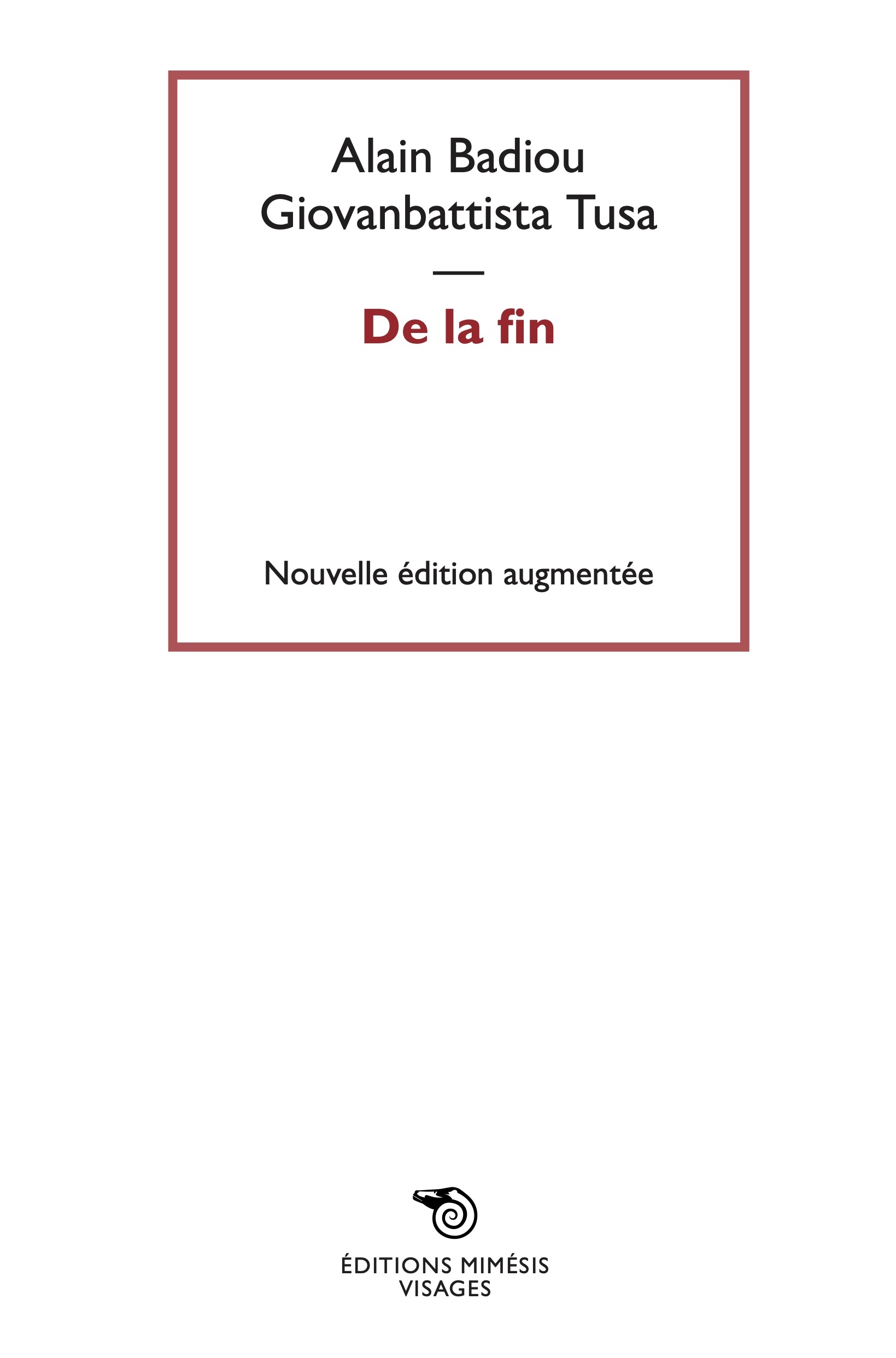 De la fin