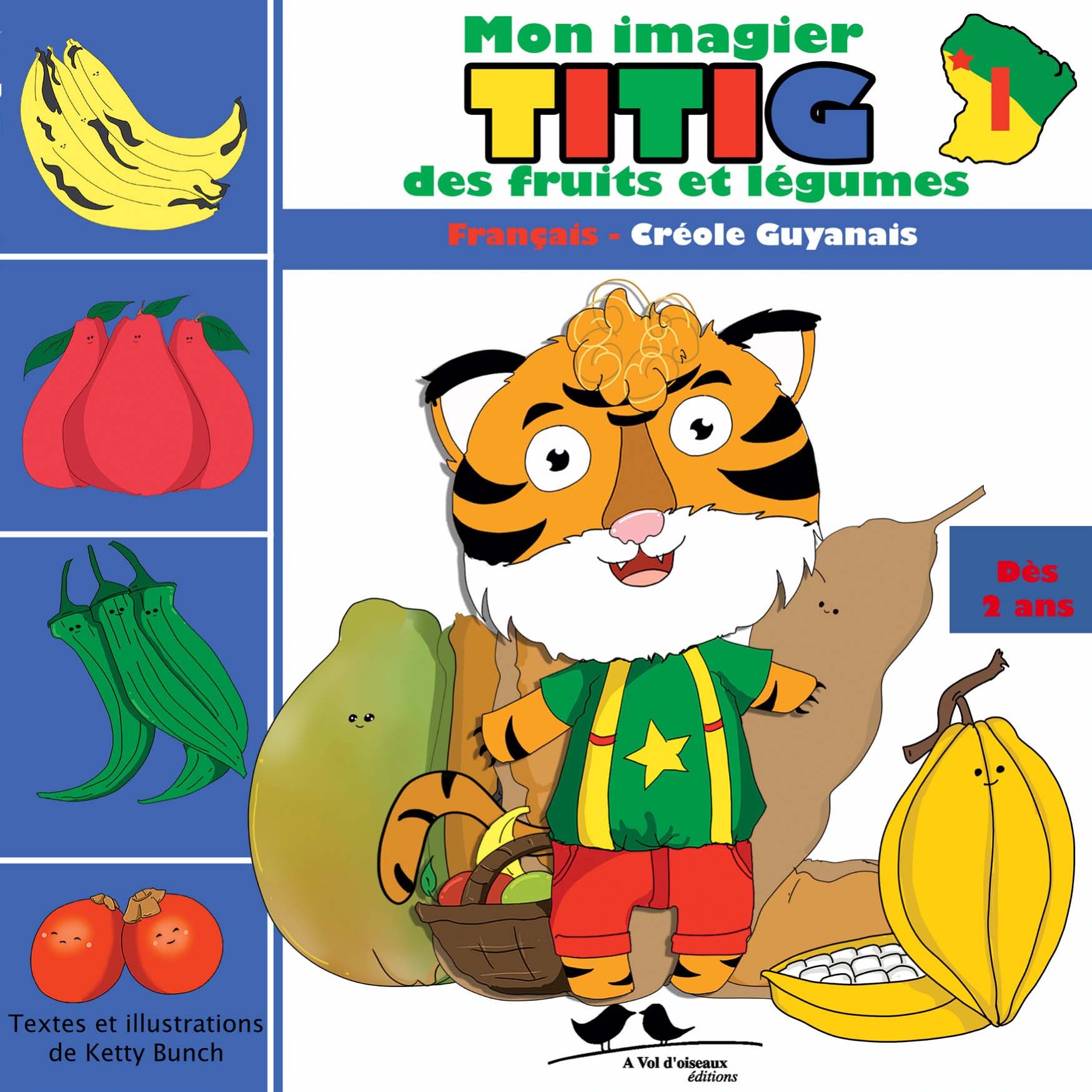 Mon imagier Titig des fruits et légumes - français-créole guyanais