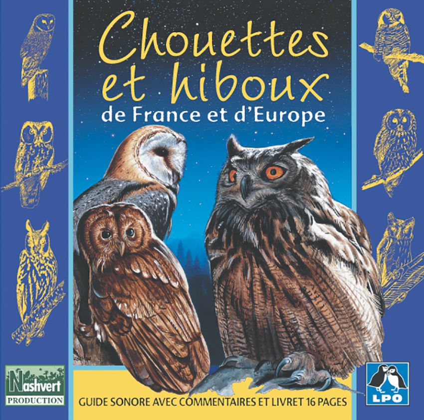 Chouettes et hiboux de France et d'Europe (CD+LIVRET)