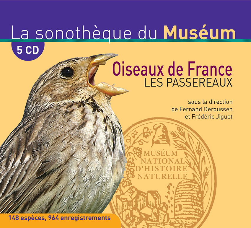 Oiseaux de France, les passereaux (coffret 5 CD La Sonothèque du Muséum)