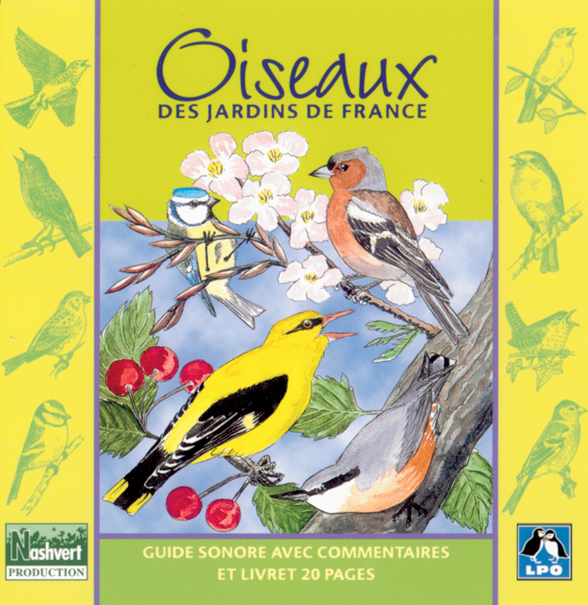 Oiseaux des Jardins de France (CD+LIVRET)