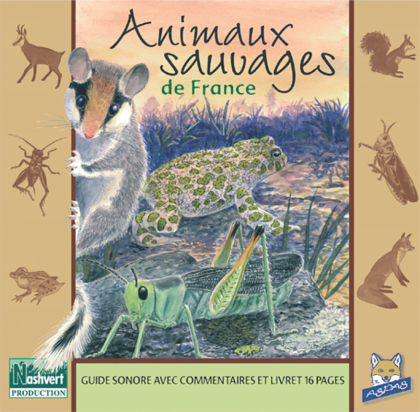 Animaux sauvages de France (CD+LIVRET)