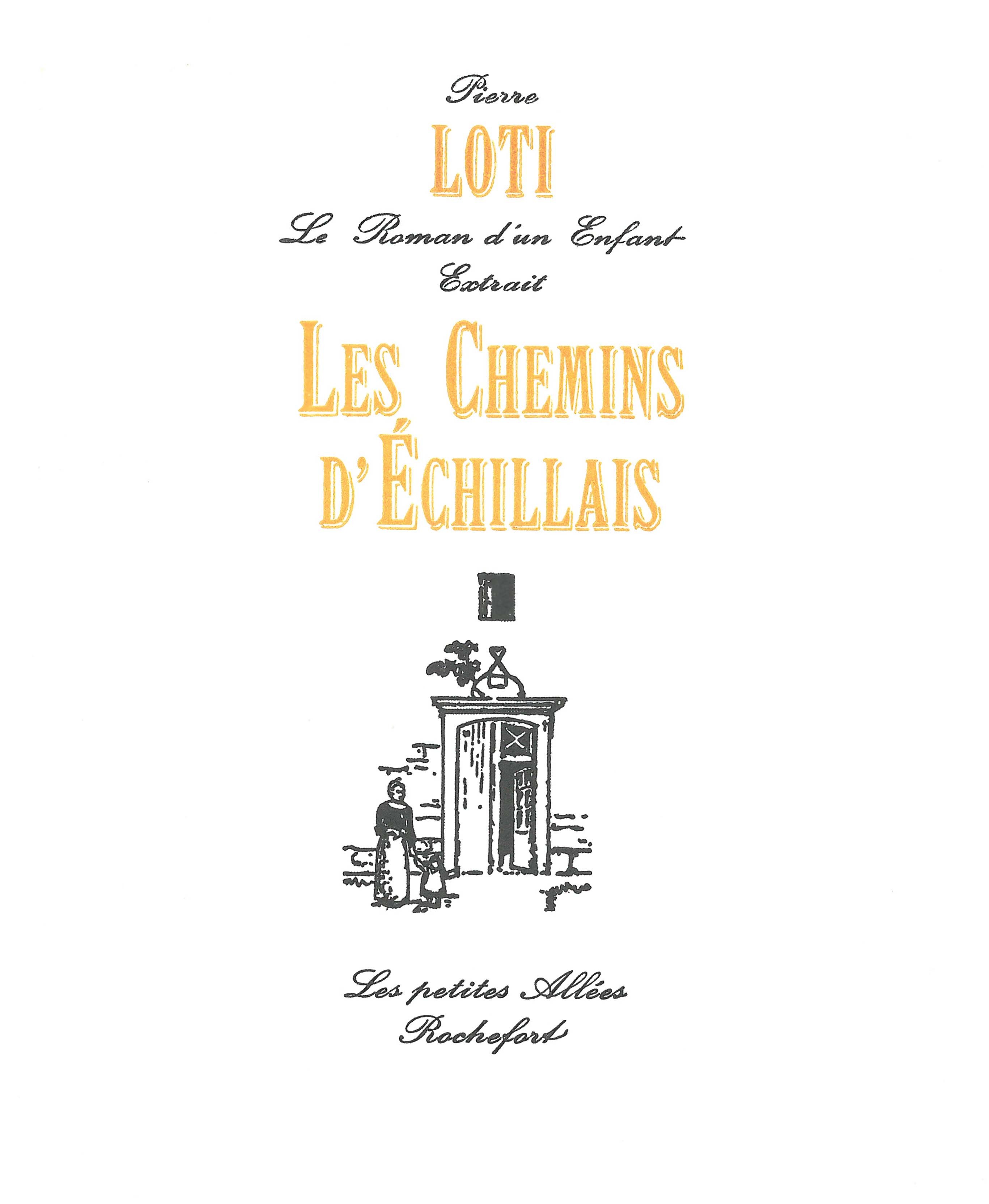 Les chemins d'Echillais