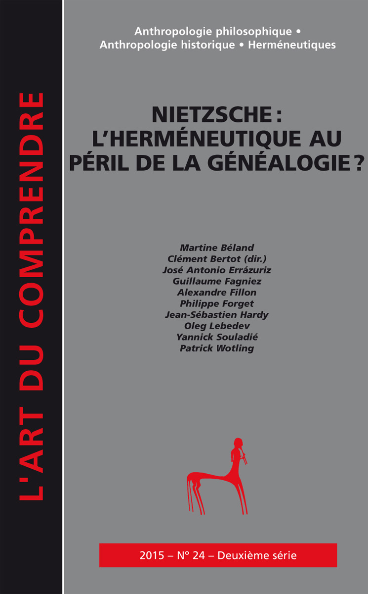 NIETZSCHE L HERMENEUTIQUE AU PERIL DE LA GENEALOGIE?
