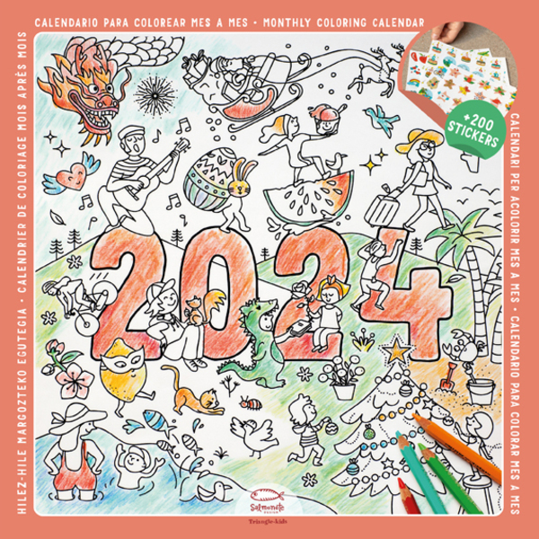 Calendrier à colorier