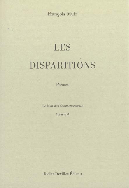 LES DISPARITIONS