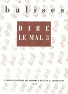 BALISES 11-12 DIRE LE MAL 3