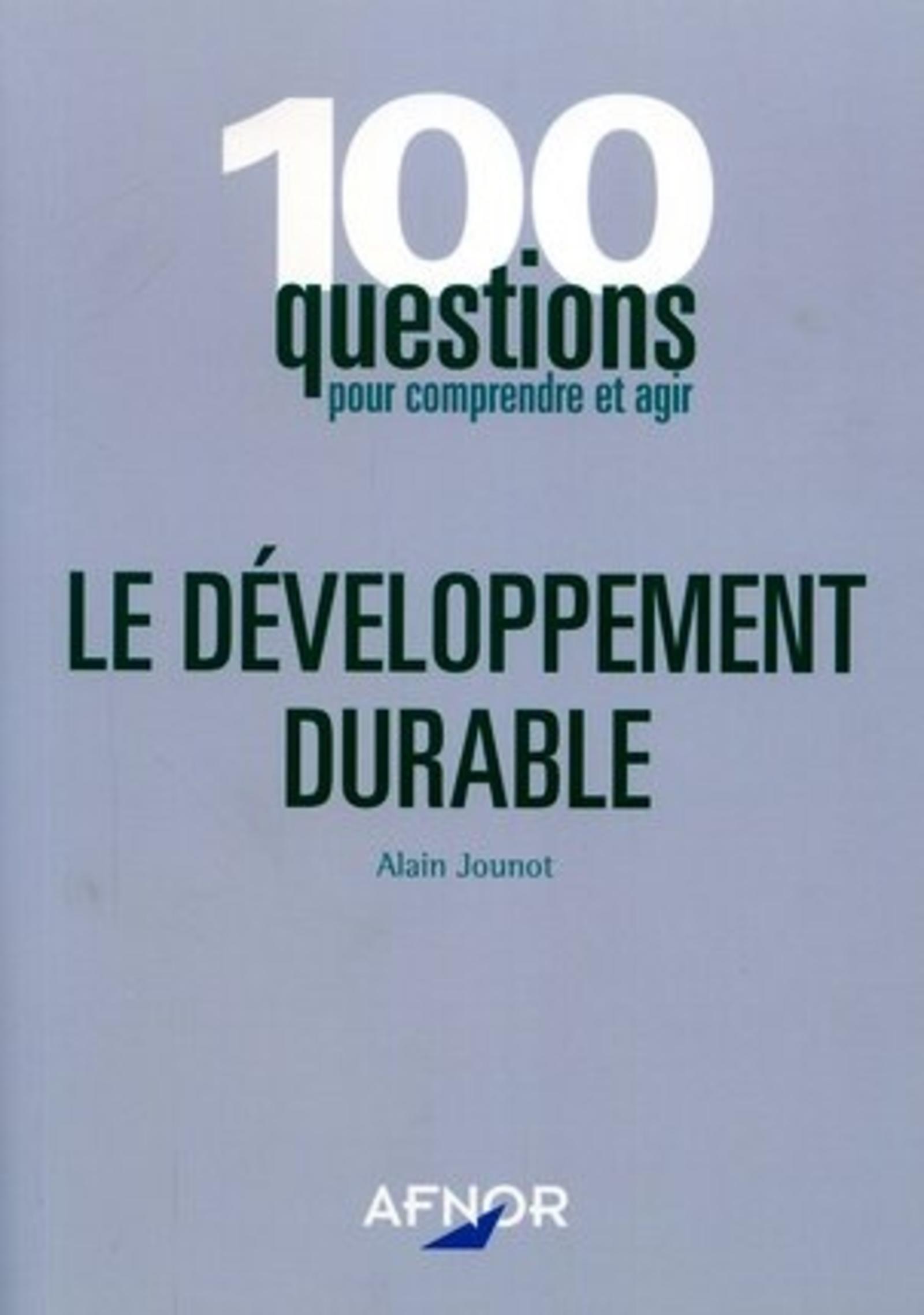LE DEVELOPPEMENT DURABLE