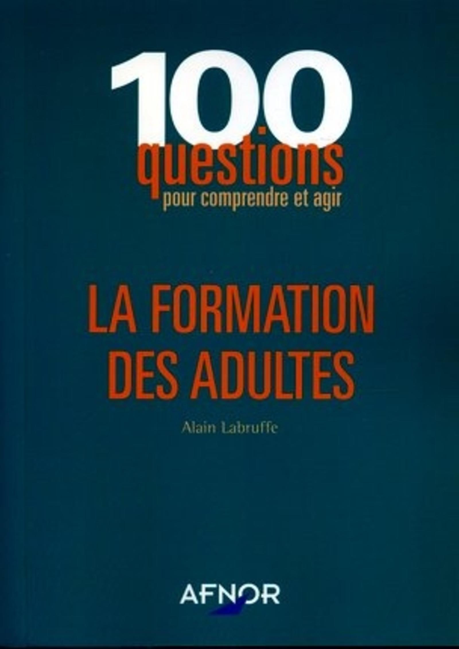 LA FORMATION DES ADULTES
