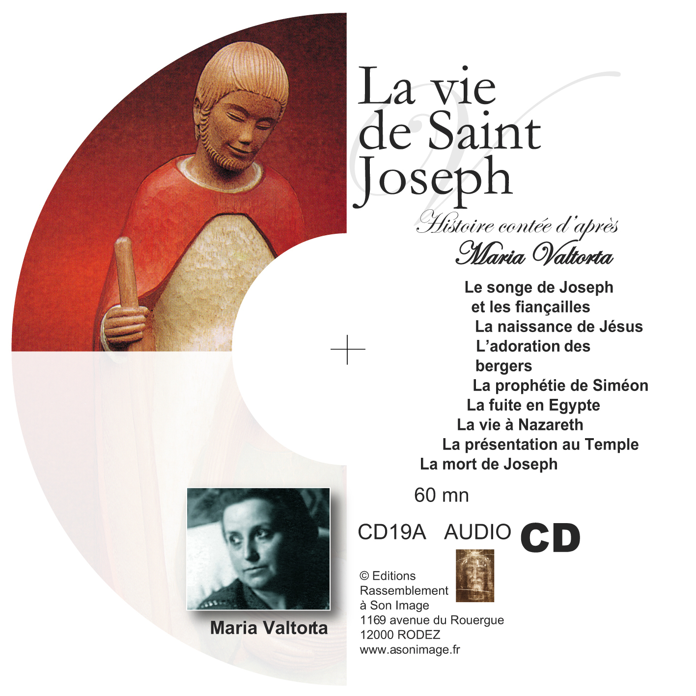 La vie de saint Joseph  - CD histoire contée - CD19a