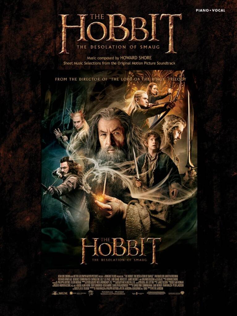 HOWARD SHORE : THE HOBBIT - DESOLATION OF SMAUG - CHANT ET PIANO
