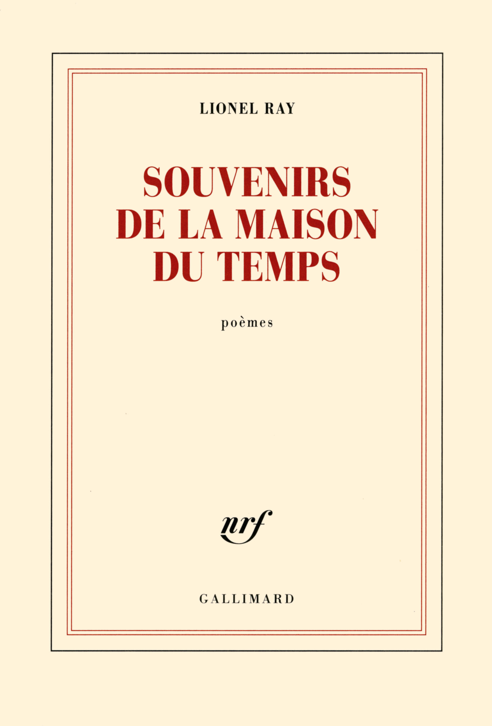 Souvenirs de la maison du Temps