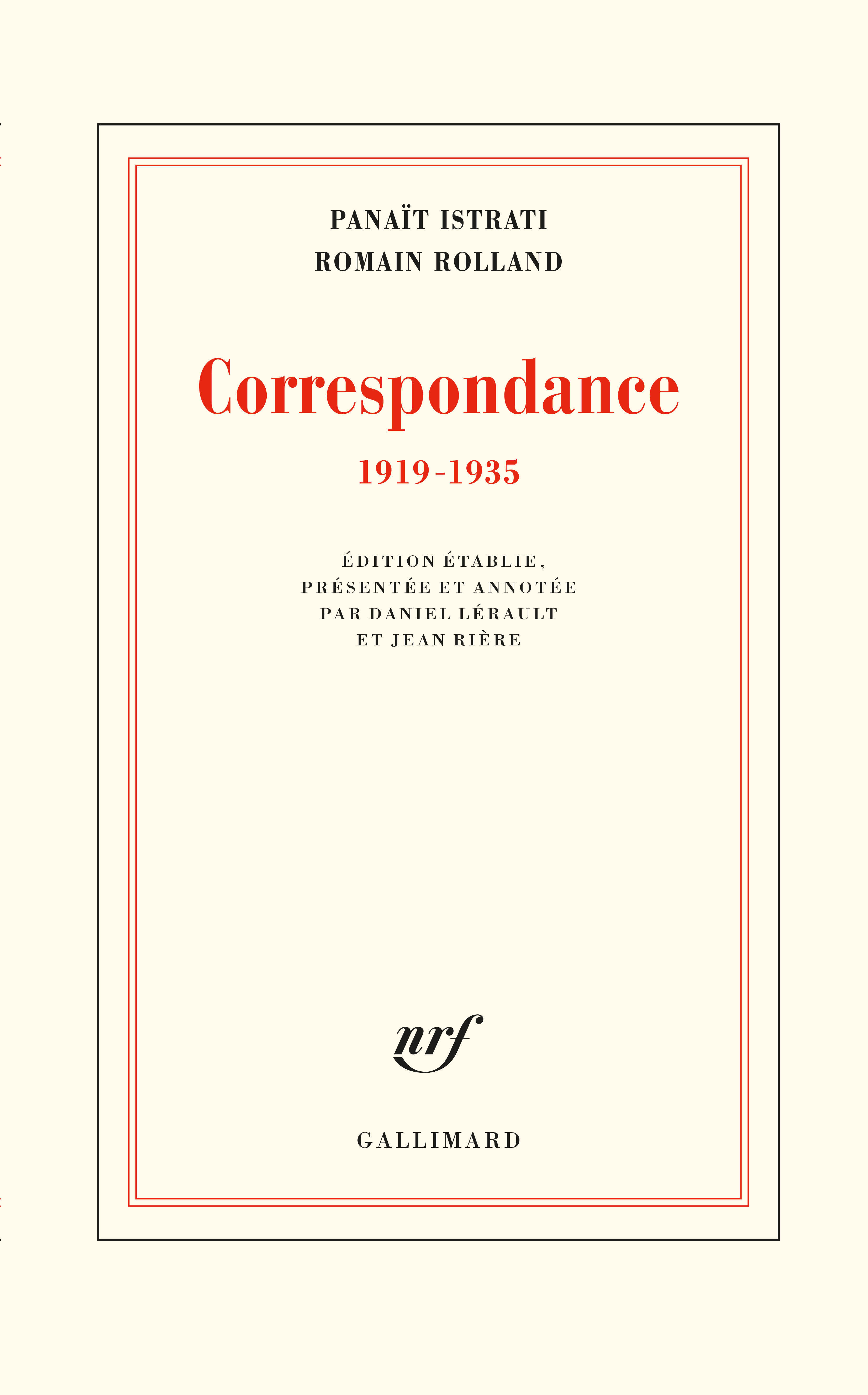 Correspondance