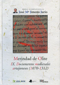 MERINDAD DE OLITE - IX. DOCUMENTOS MEDIEVALES ARTAJONESES MERINDAD DE OLITE - IX. DOCUMENTOS MEDIEVA