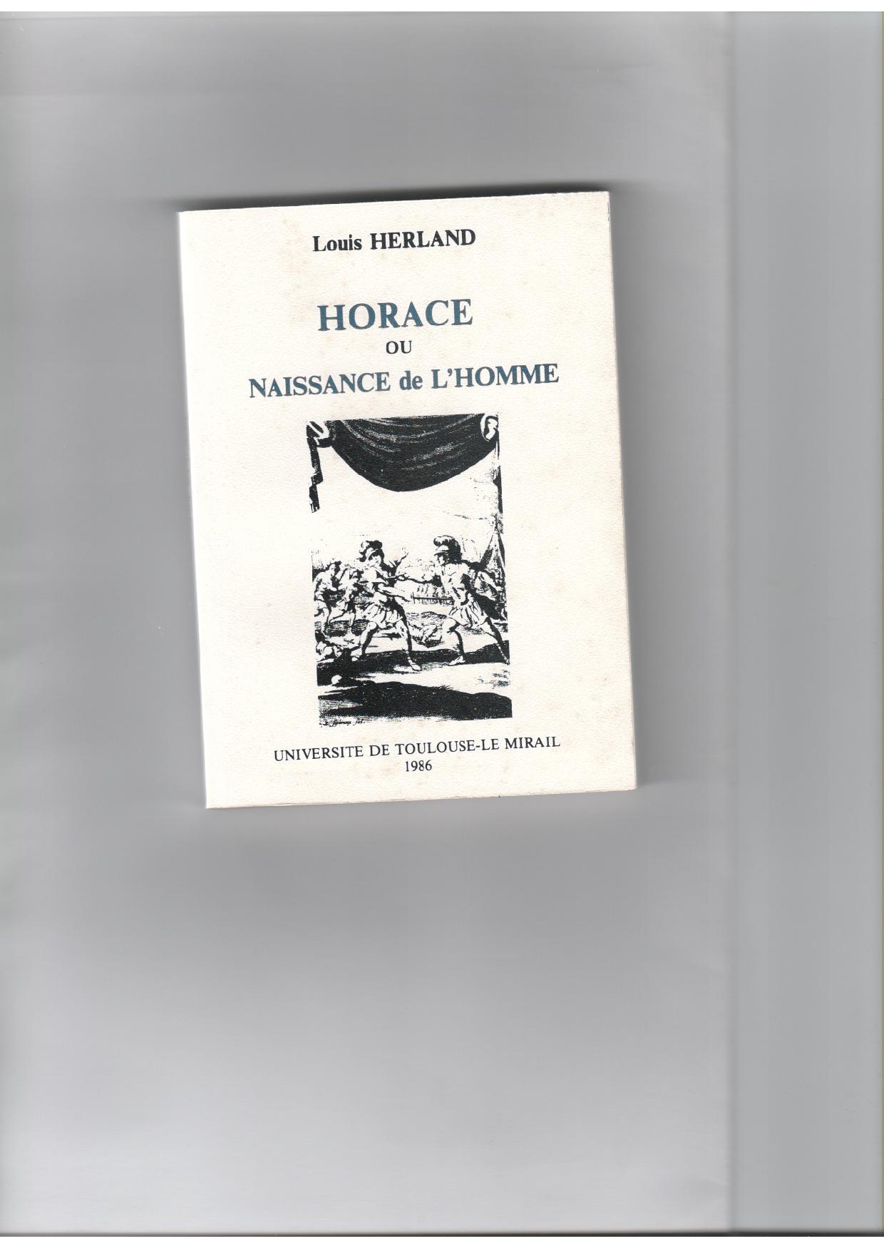 HORACE OU NAISSANCE DE L'HOMME [1952]