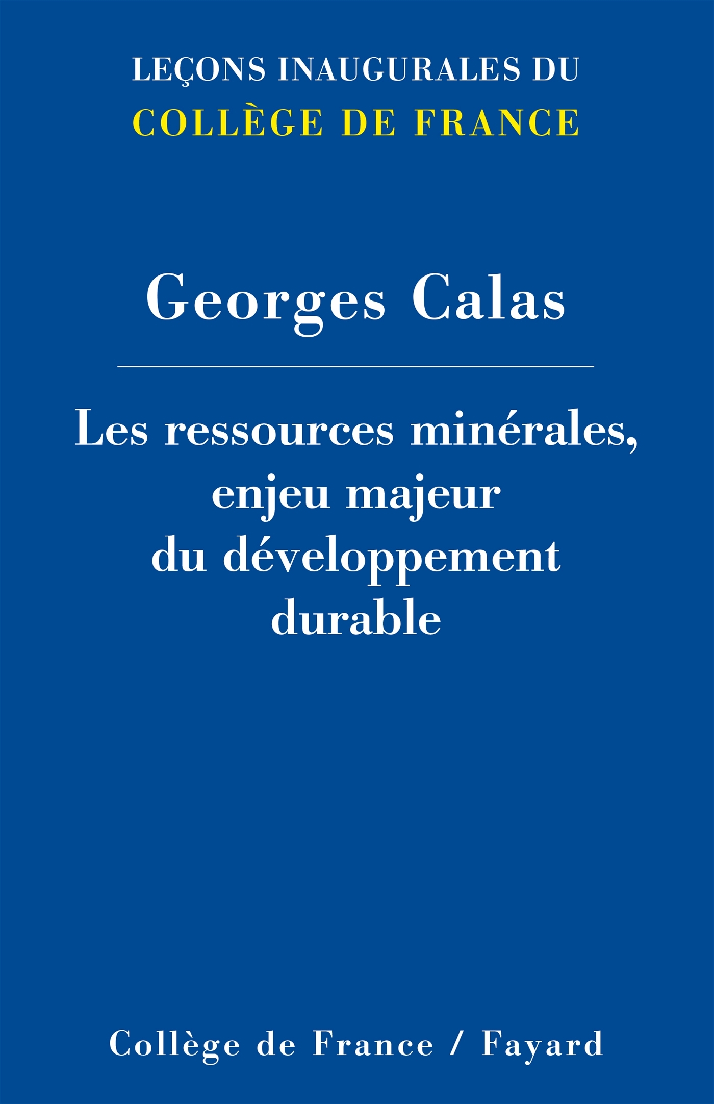 Les ressources minérales, enjeu majeur du développement durable