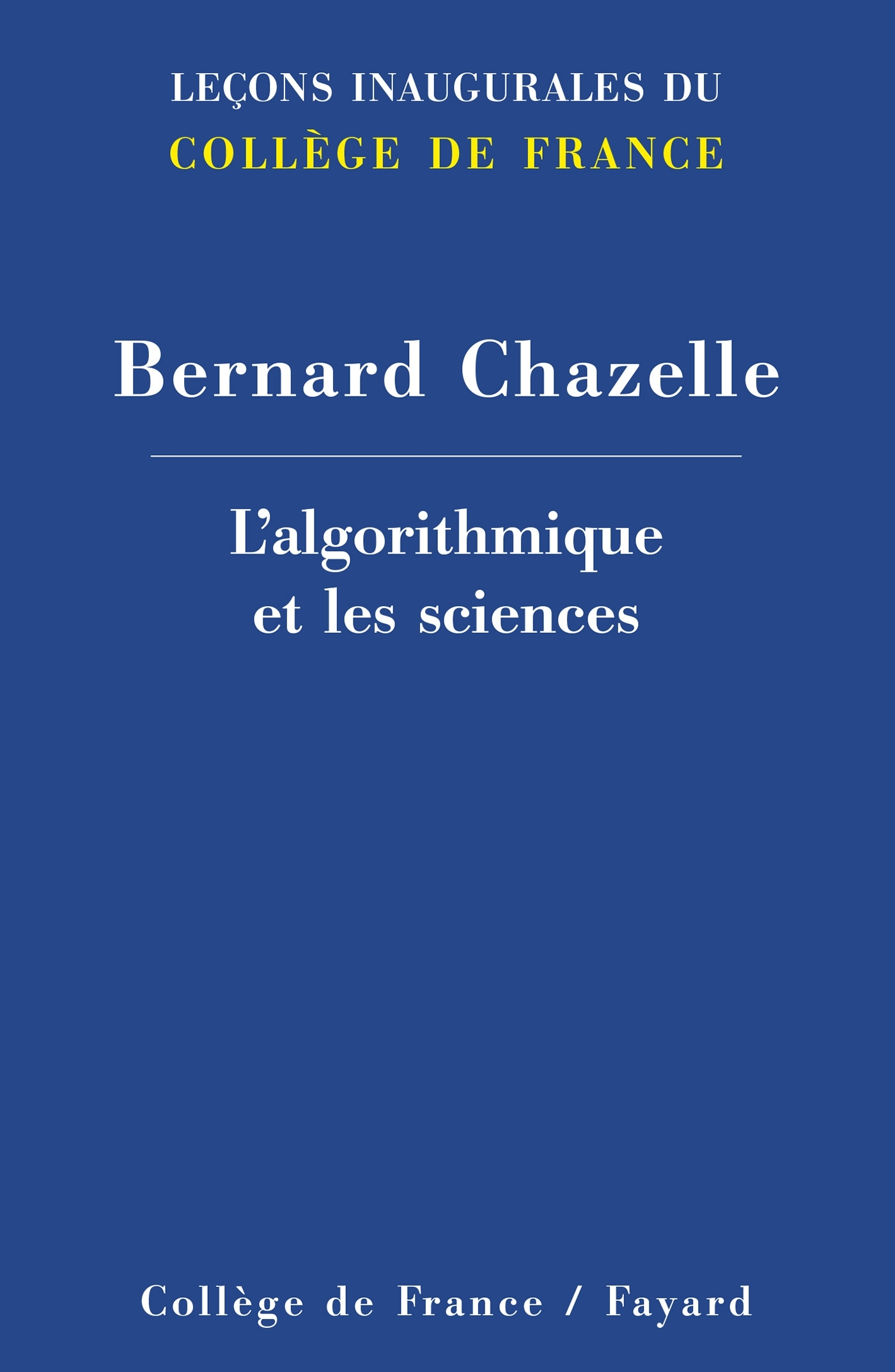 L'algorithmique et les sciences