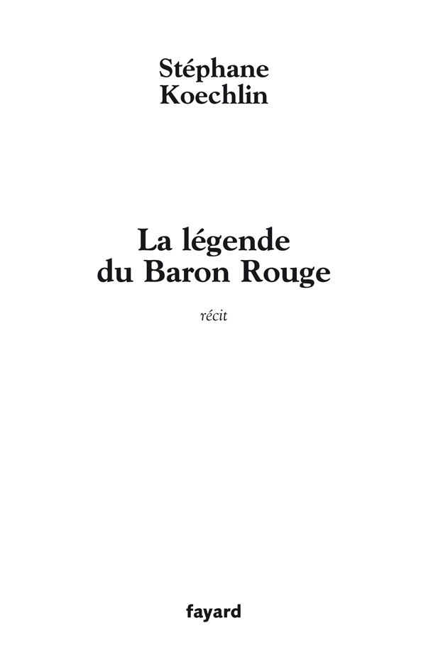 La légende du Baron Rouge