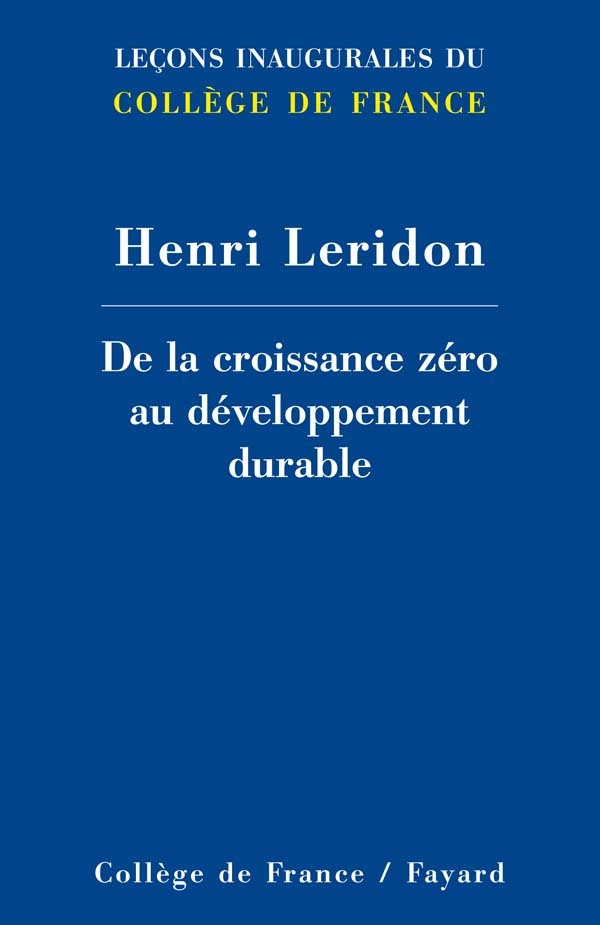 De la croissance zéro au développement durable