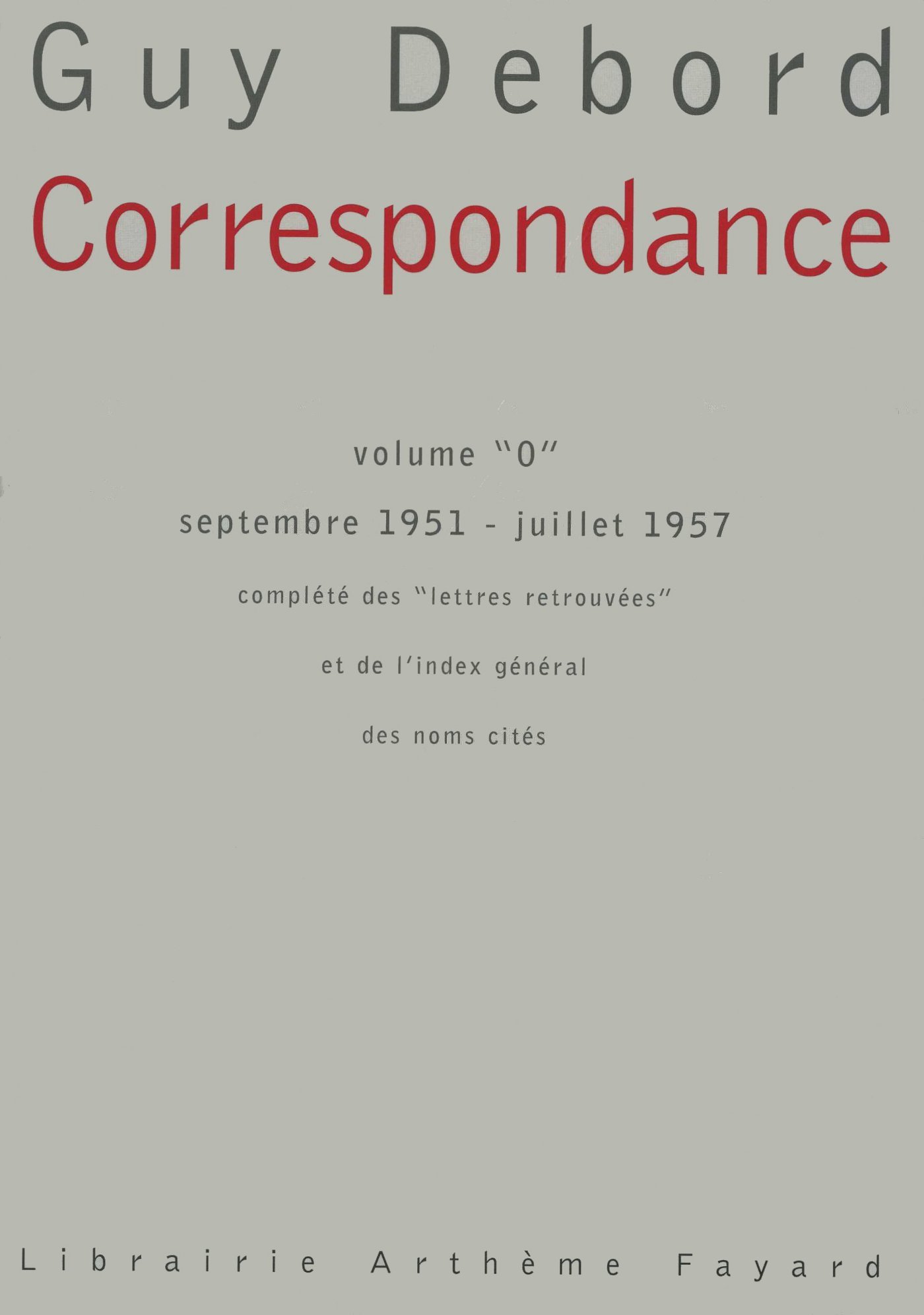 Correspondance
