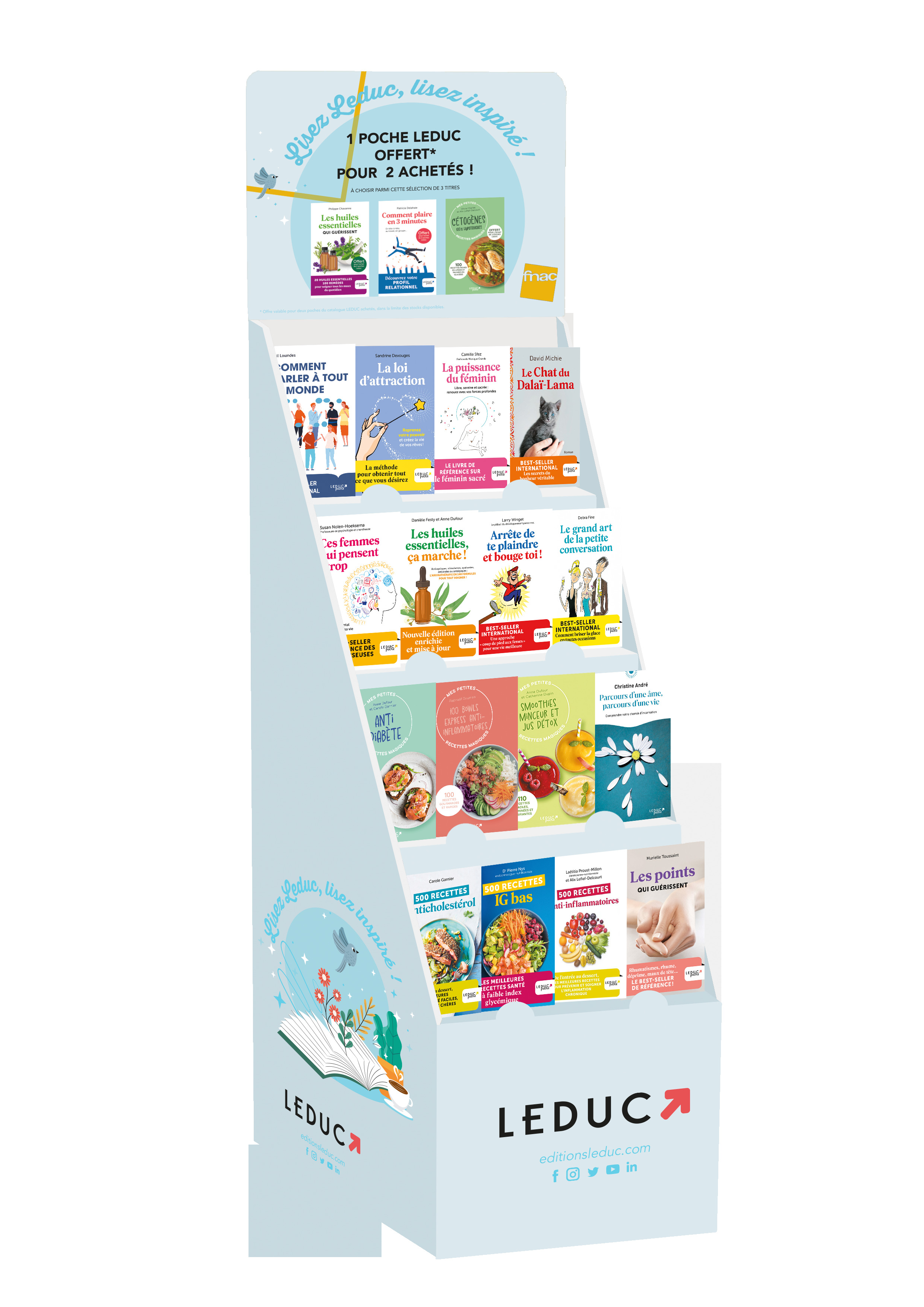 PLV sol 60 vol OP Poche Leduc 2025 Fnac