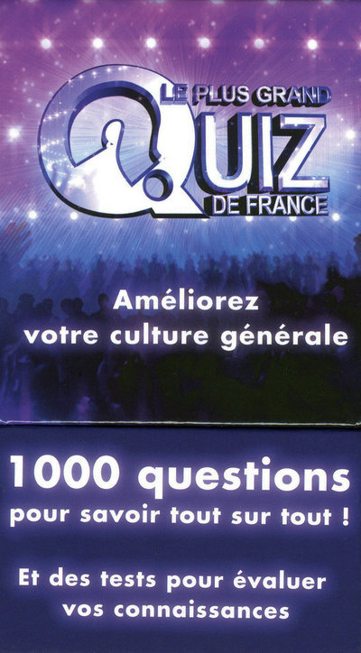 Boite le plus grand quiz de France