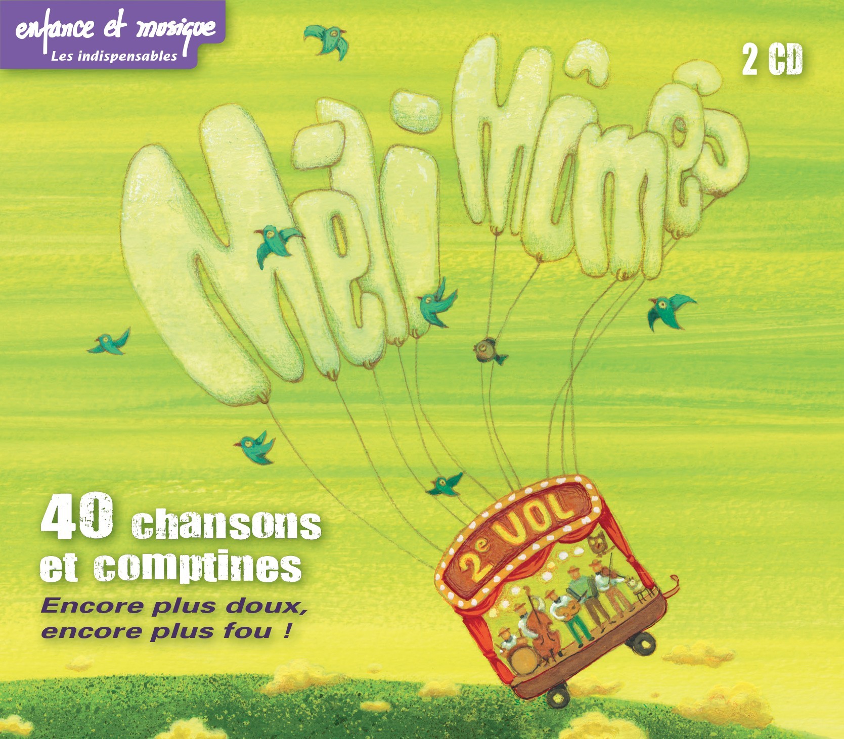 MÉLI MÔMES 40 CHANSONS COMPTINES - Vol 2 - Digi 2CD