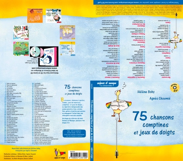 75 CHANSONS COMPTINES - ENFANCE ET MUSIQUE
