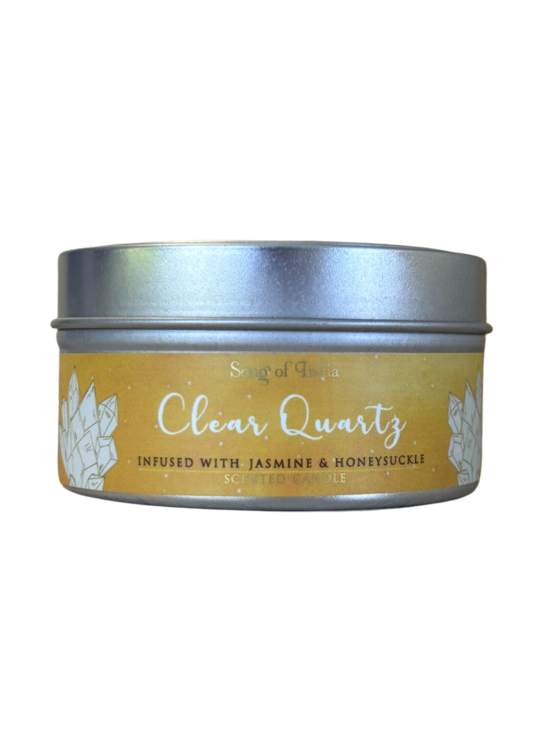 Bougie parfumée Pierres de Guérison Cristal de roche 80 g